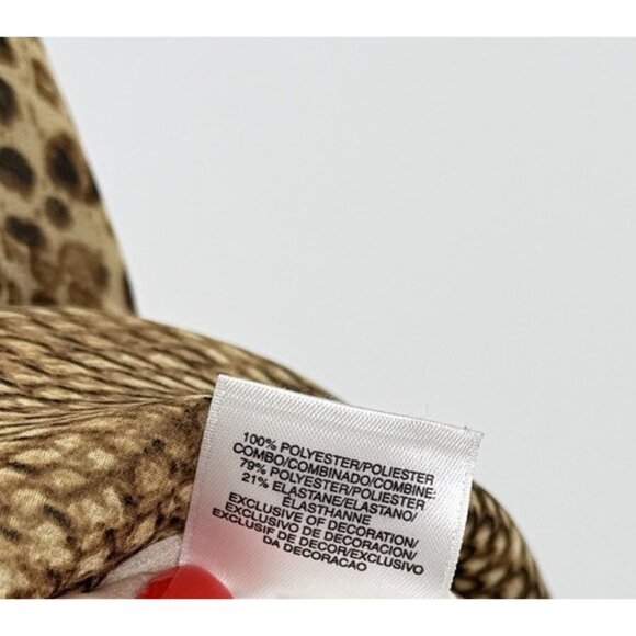 Anne Klein Snakeskin Sleeveless Chiffon Blouse Size 14 Preppy Event - Picture 9 of 11